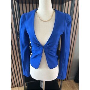 H&M stylish blue blazer size 2 work attire